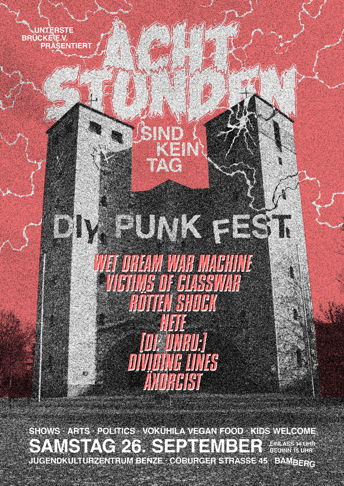 Acht Stunden sind kein Tag 2026 Festival Plakat